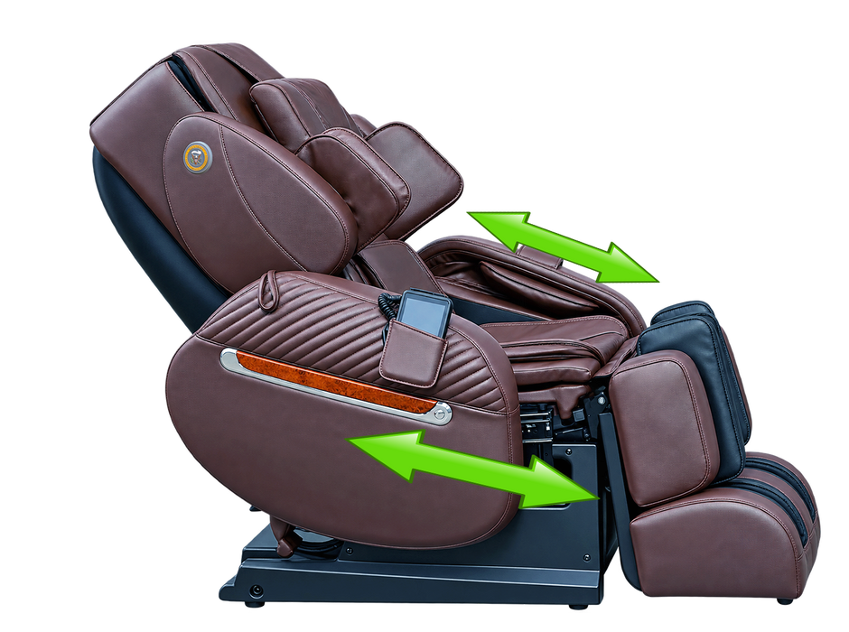 Luraco iRobotics 11 (i11) Special Edition Medical Massage Chair - Chocolate - calf and knee massage system
