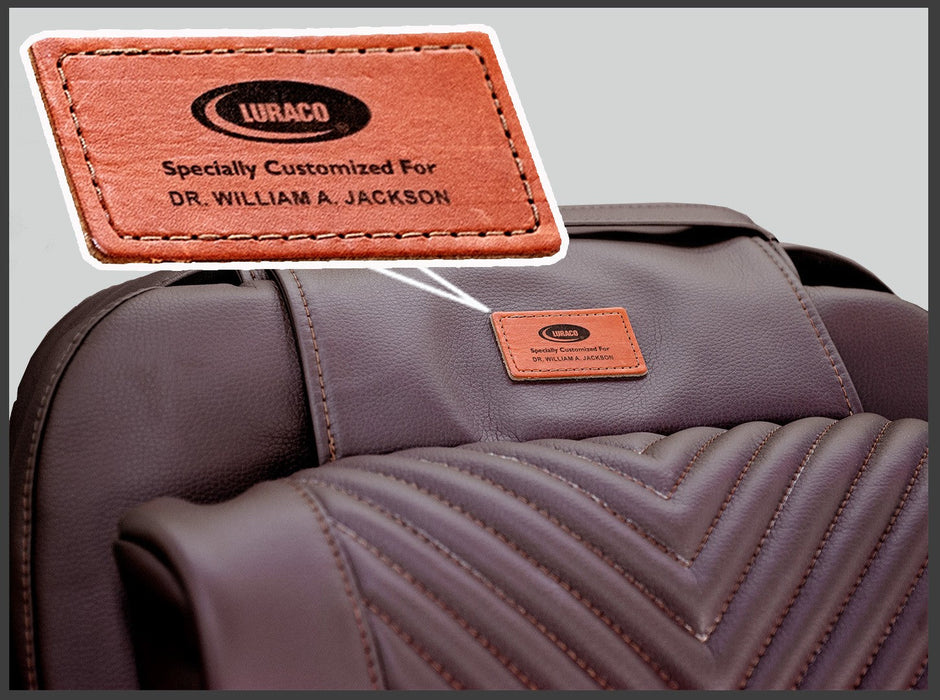 Luraco i11 customized leather owner name tag