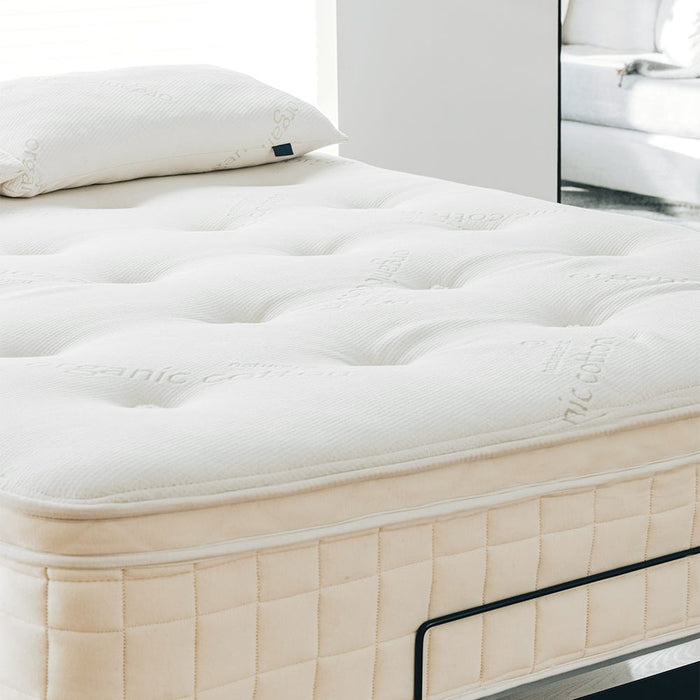 Naturepedic Concerto Pillow Top Hybrid Latex Mattress lifestyle shot 3