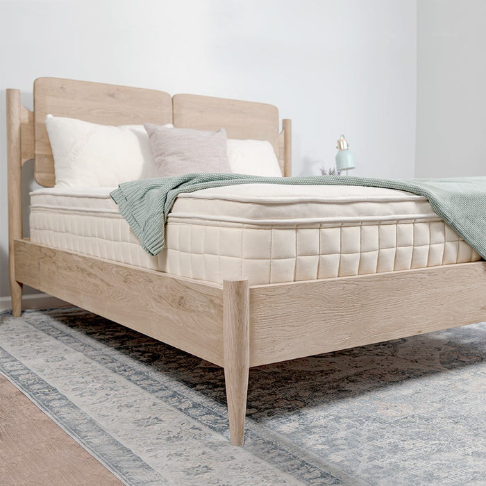 Naturepedic Concerto Pillow Top Hybrid Latex Mattress tufted top detail