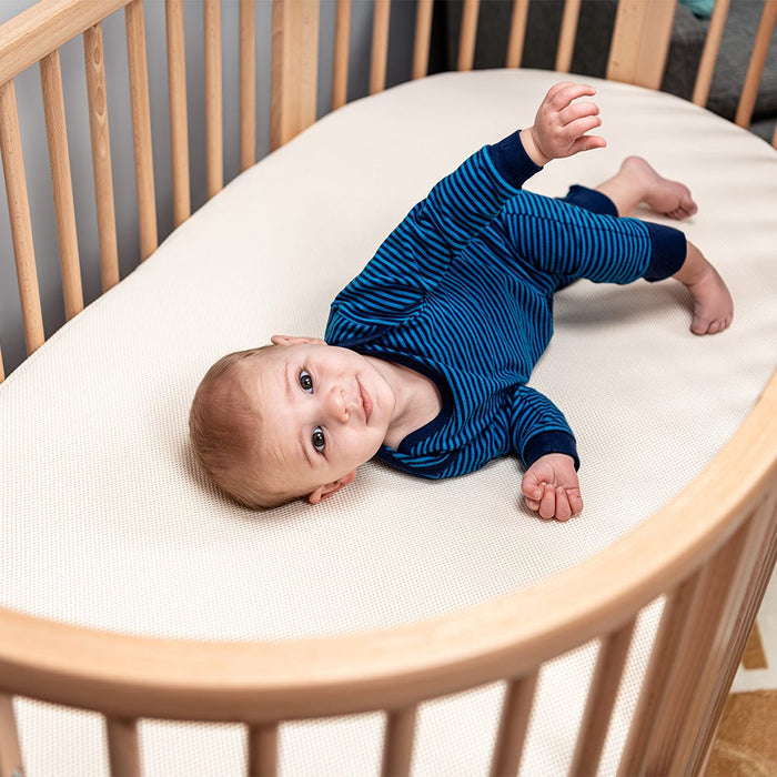 Naturepedic Organic Breathable Oval Crib Mattress (For Stokke Sleepi Bed)