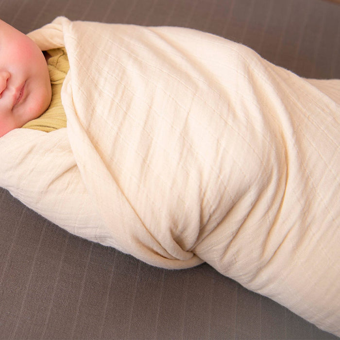 Naturepedic Organic Breathable Swaddle Blankets 4-Color Pack