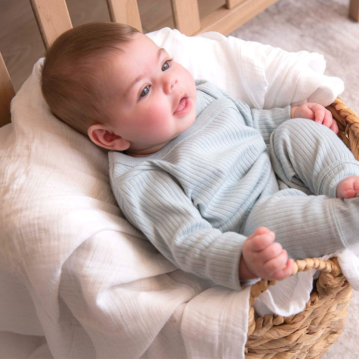 Naturepedic Organic Breathable Swaddle Blankets 4-Color Pack