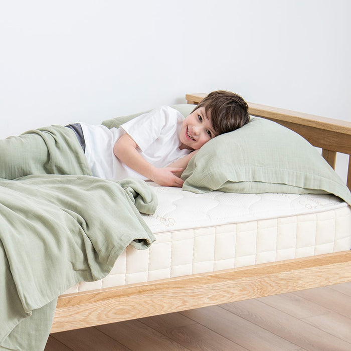 Naturepedic Organic Cotton Breathable Muslin Duvet Covers & Shams for Kids