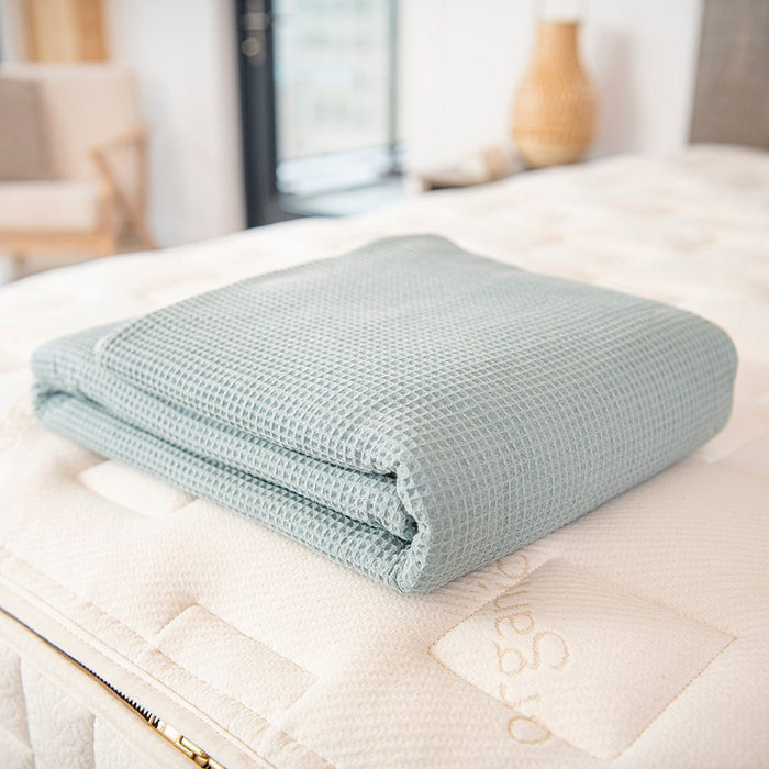 Naturepedic Organic Cotton Waffle Blanket for Kids