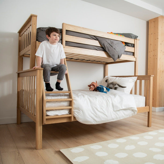 Naturepedic Savona FSC®-Certified Oak Kids Bed/Bunk Bed