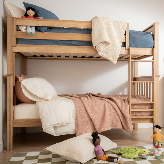 Naturepedic Savona FSC®-Certified Oak Kids Bed/Bunk Bed