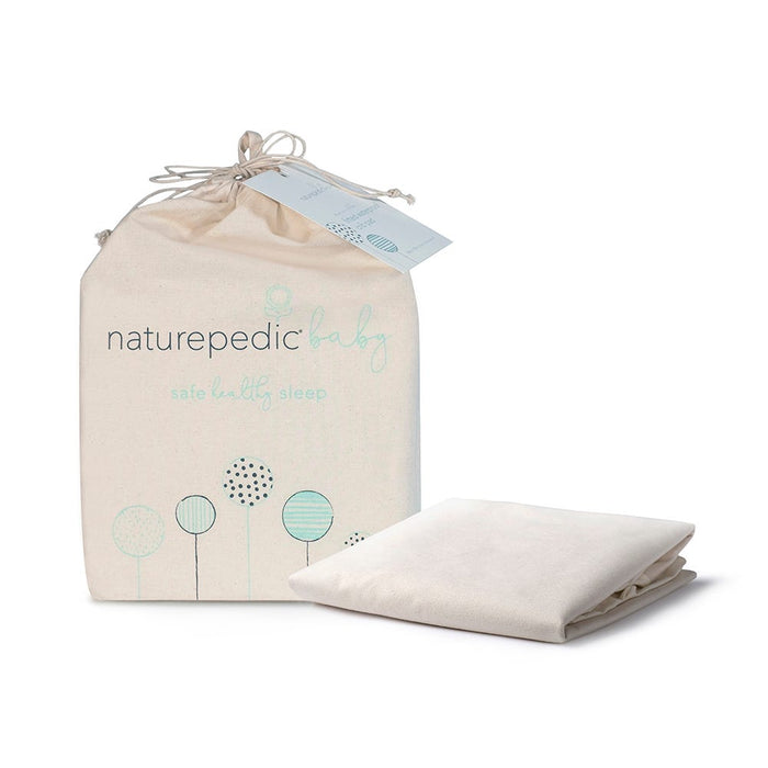 Naturepedic Organic Quilted Toddler Mattress Pad - Waterproof