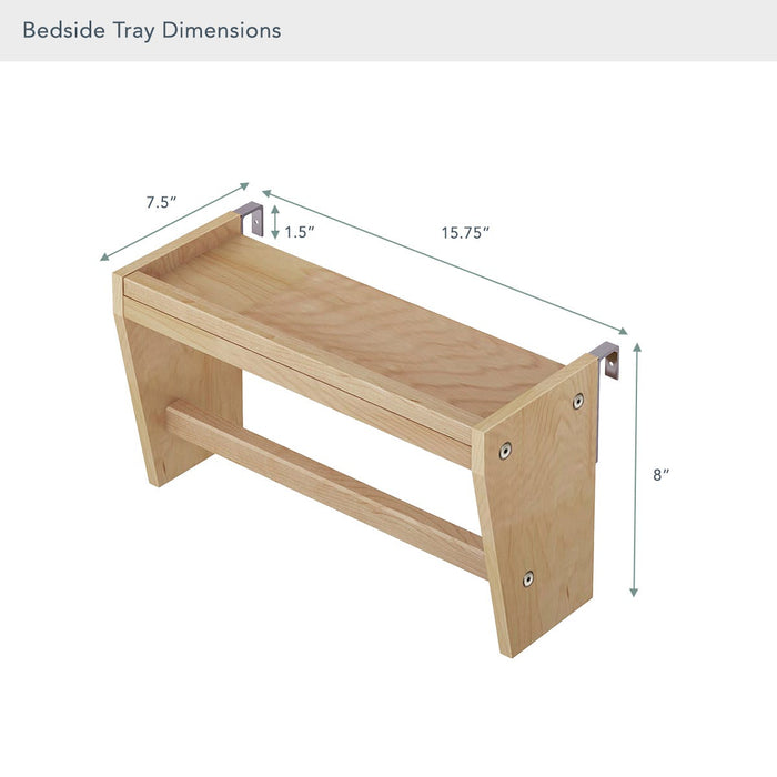 Naturepedic Savona Kids FSC®-Certified Oak Bedside Tray