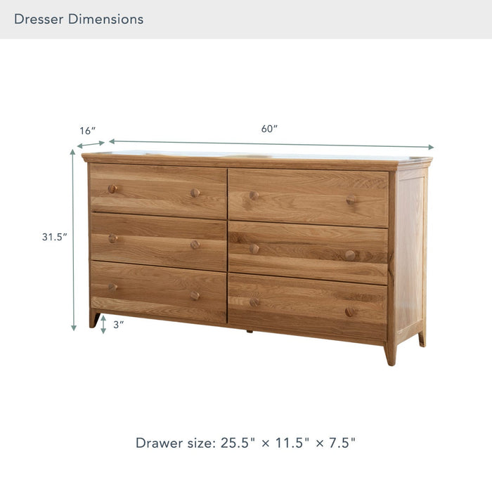 Naturepedic Savona Kids FSC®-Certified Oak Dresser