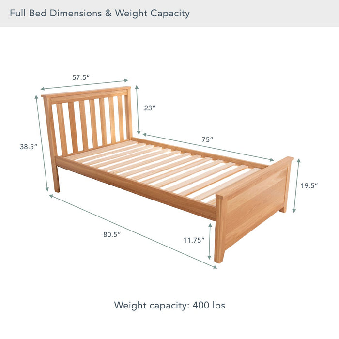 Naturepedic Savona FSC®-Certified Oak Kids Bed/Bunk Bed