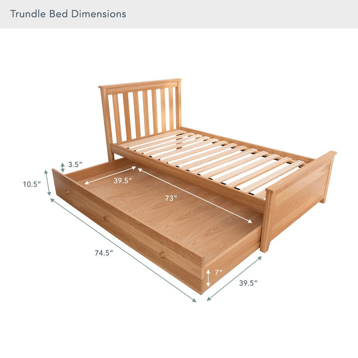 Naturepedic Savona Kids FSC®-Certified Oak Trundle Drawer