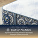 Serta Perfect Sleeper Cascade Bluff Medium Hybrid cooling cover fabric close-up