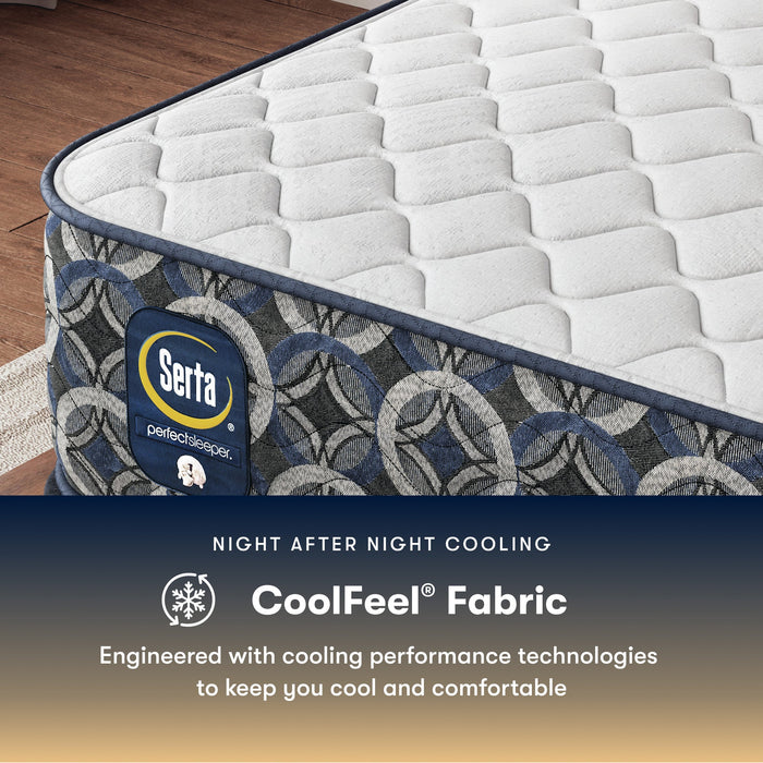 Serta Perfect Sleeper Cascade Canyon Firm cooling cover fabric close-up