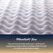 Serta PillowSoft Aire rippled comfort foam
