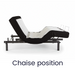Ergo-Pedic iTilt Incline Therapy Adjustable Bed in Black - Chaise Position - Bedplanet