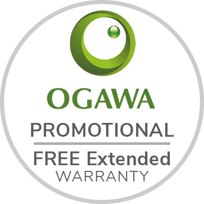 Ogawa's Free Promo Warranty (5-Yr parts 5-Yr labor)